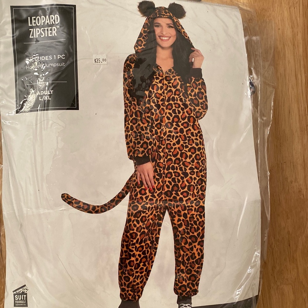 Leopard Zipster Jumpsuit